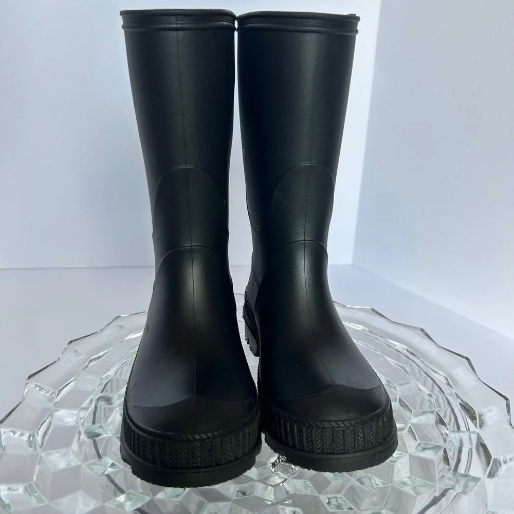 Kamik Kids Black Rain‎ Boots Size 11 Waterproof Durable All Weather